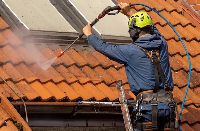 Démoussage et hydrofuge de toiture à Bazeuge